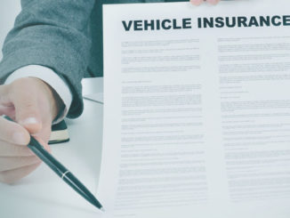 first auto insurance policy - agent with contract