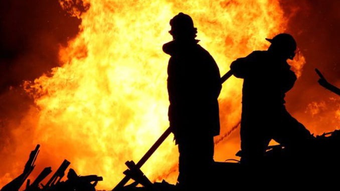 firefighters wildfire defense program