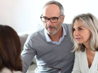 couple making insurance coverage decisions