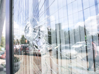 damaged window caused by minors
