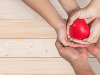 hands holding a heart