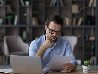 man working life insurance